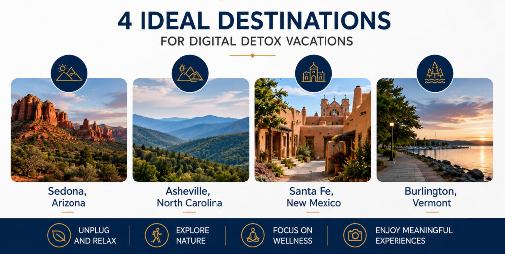 Best U.S. Cities for a Digital Detox Vacation in 2026